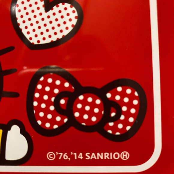 RARE VTG 💫 Peko x Hello Kitty Red Lunchbox ❤️ - Picture 11 of 11
